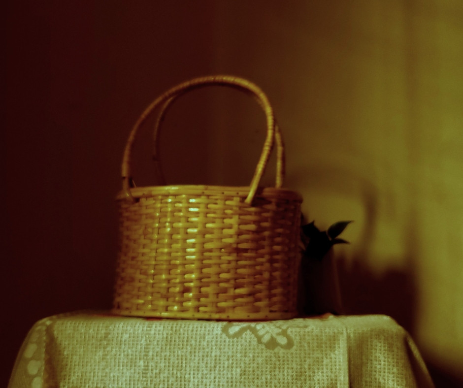 হ্যান্ডি বাস্কেট (বেতের শৌখিন ঝুড়ি)